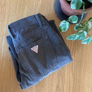 Vintage Guess Brown High Waisted Straight Leg Jeans